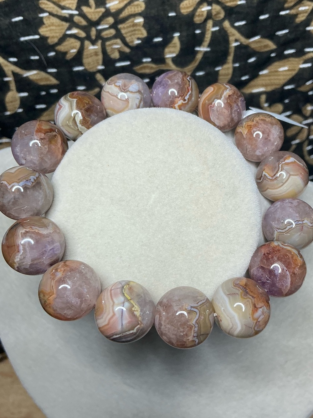 Sedona Silk Amethyst & Crazy Lace 14mm